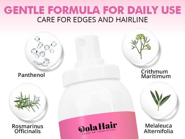 imageDolahair Lace Melting Spray for GlueLess Wigs lace Bond Melting Spray Bond Adhesive Wig Glue Spray Melting Spray1 Band1 BrushMelting Spray1 Band1 Brush