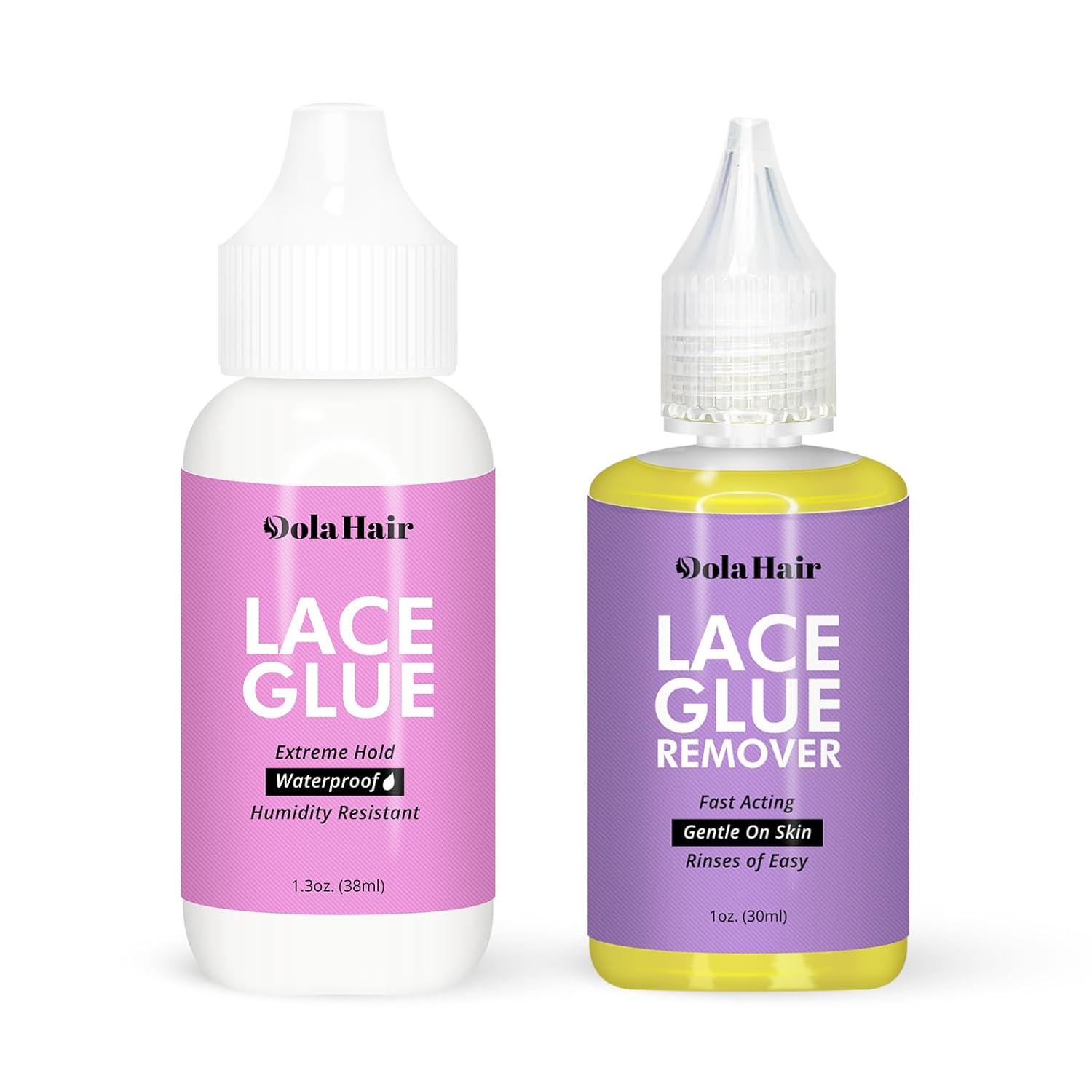 imageDolahair Lace Tint Spray Mousse for Lace Front Wigs Melting Foam Hair Mousse Wig Glue and Installation KitMedium Brown