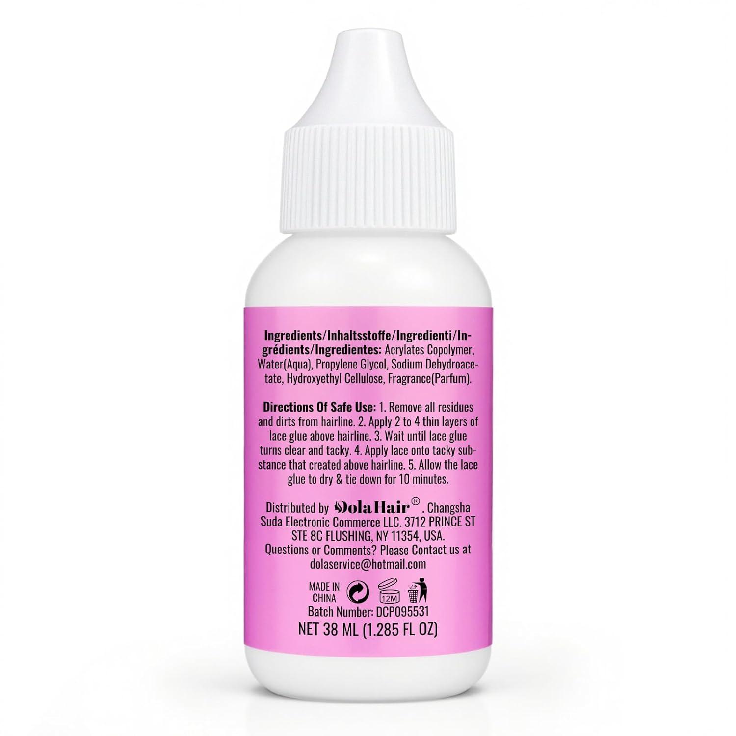 imageDolahair Wig Glue Spray for Front Lace Wig Lace Melting Spray for Wigs Melting Spray Lace Bond Spray Lace Glue Kit Wig Install Kit