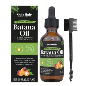 Batana Oil for Hair Growth Organics Pure Batana Hair Oil 100% Natural Batana Oil Nourishes Damaged Hair Natural Hair Growth Oil and Conditioner Batana Hair Oil 2.02 Fl Oz