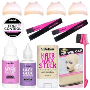 Dolahair Lace Front Glue Kit – Waterproof Wig Glue with Strong Hold – Lace Front Wig Install Kit(Lace Glue Kit-1)
