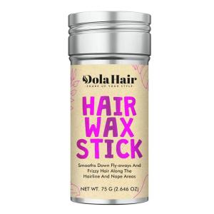 Dolahair Hair Wax Stick – Flyaway Control and Styling Pomade for Kids, Women, and Men – Hair Bun Maker and Accessorie (1 Pack of Wax)(1 Pack of Wax)